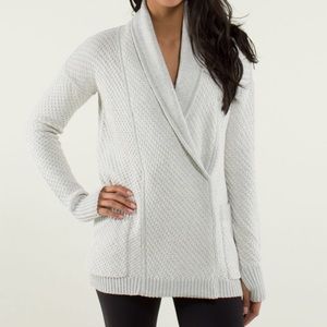 Lululemon post practice cardigan